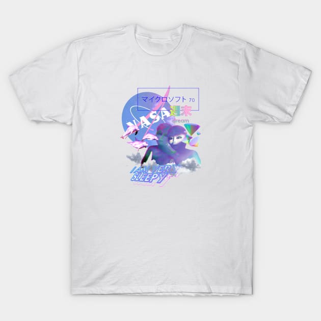 NASA Dream Vaporwave T-Shirt by Simonpeters98